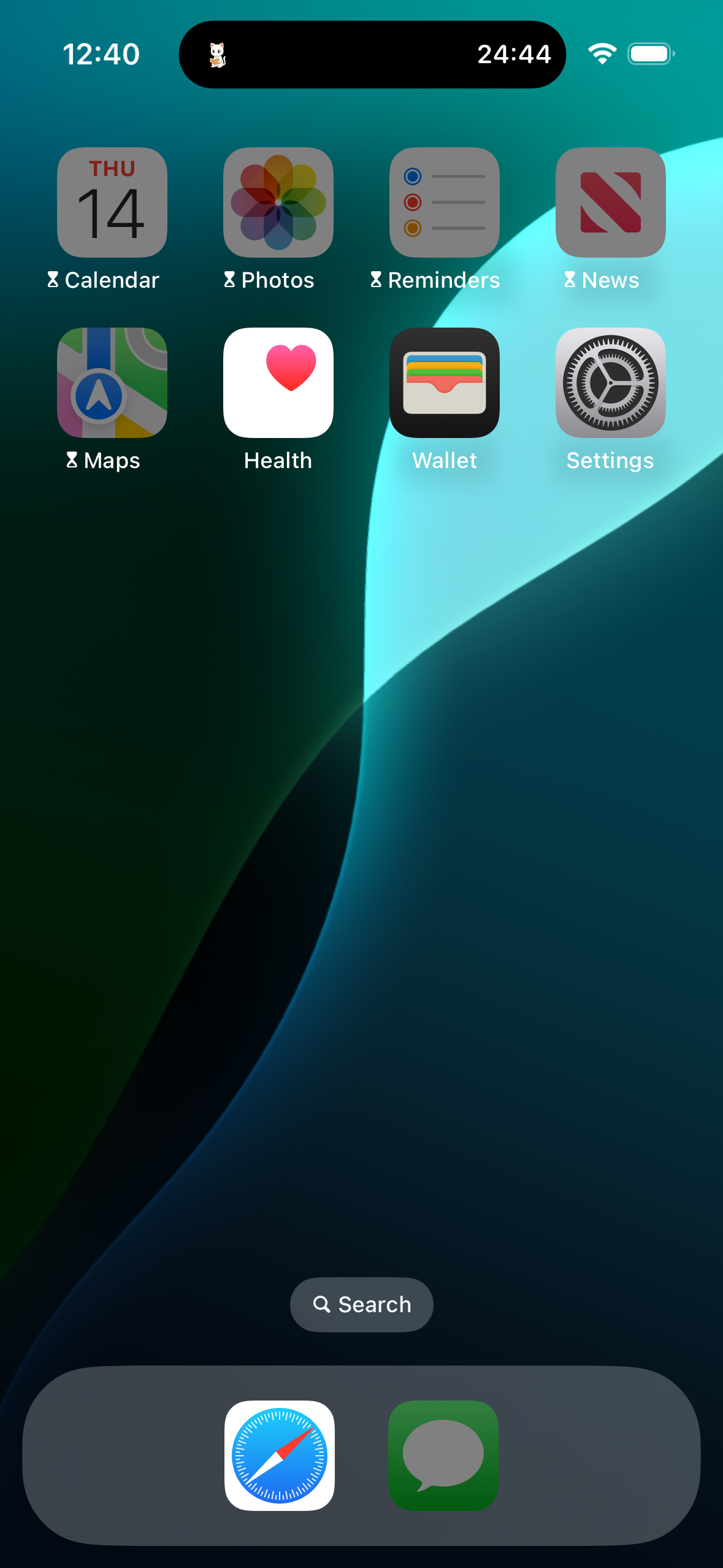 Block Distraction screen